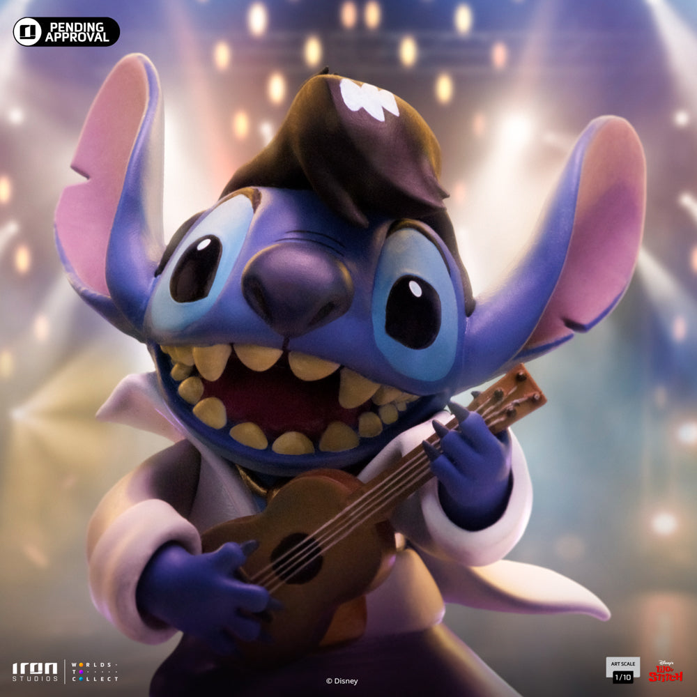 Iron Studios Stitch (King of Rock Version) Art Scale 1/10 (DSNEY107324-10)