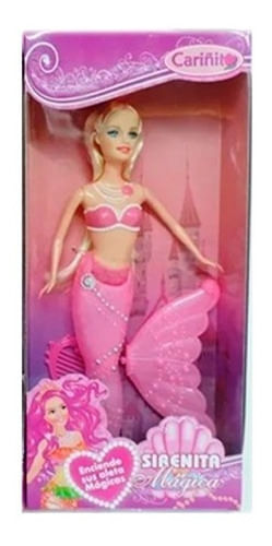 Muñeca Sirenita Con Luz 581 5936