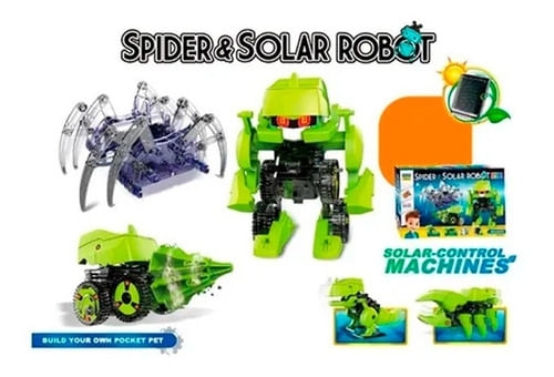 Robot Solar Y Araña 4 En 1 1795436