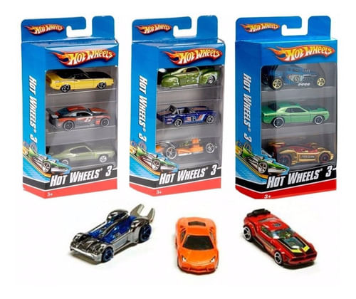 Hot Wheels Pack X3 Vehiculos K5904