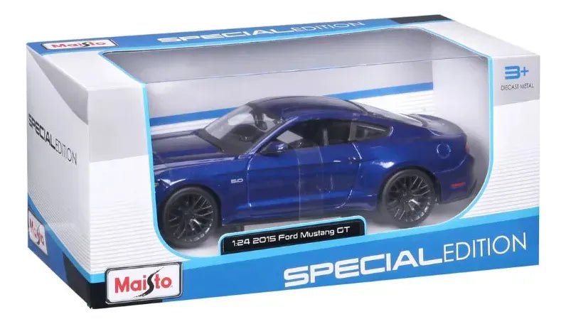 Maisto 1:24 Ford Mustang GT 2015 Azul Metalizado 31508