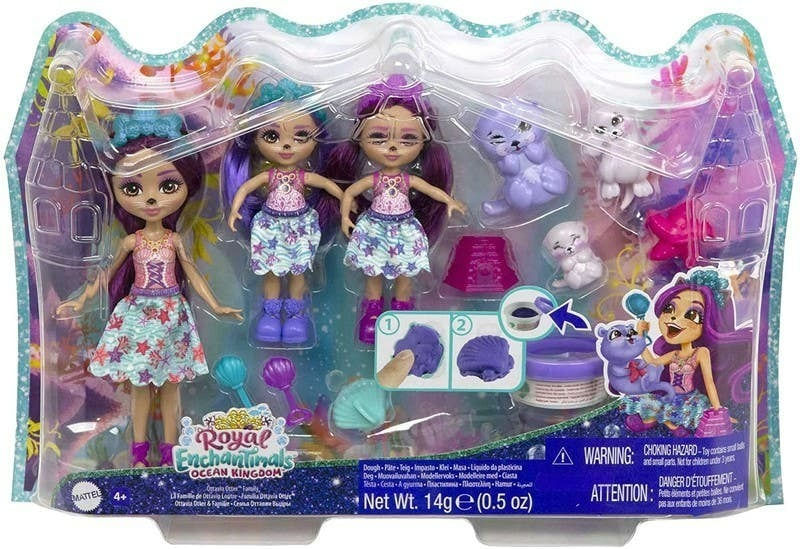 Enchantimals Set Muñeca Familia Y Animalitos Hcf94 Mattel