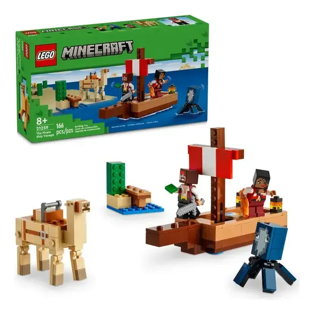 LEGO Minecraft El Viaje en el Barco Pirata 21259