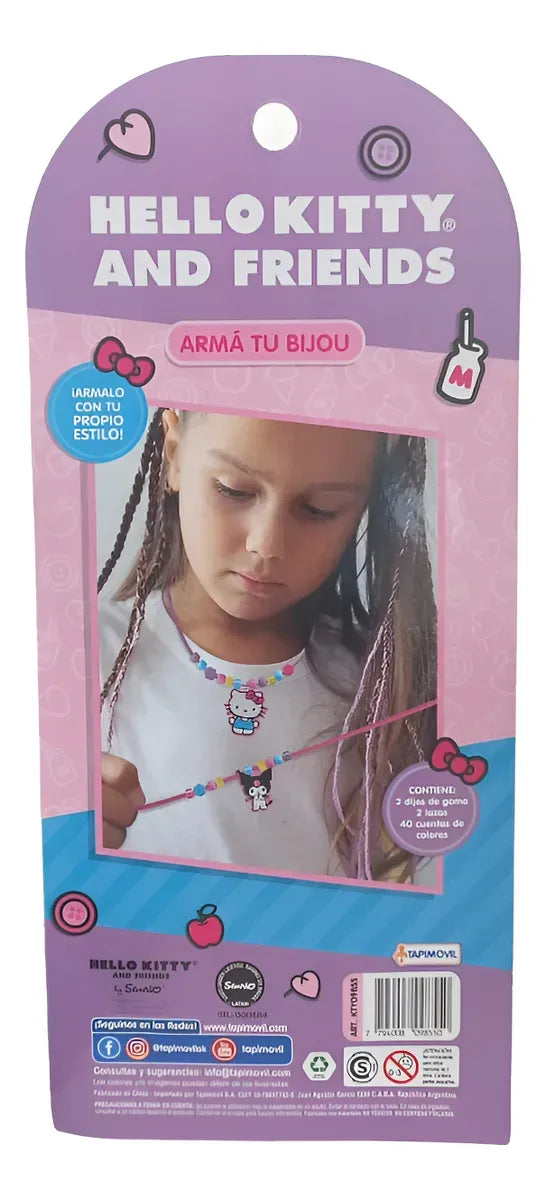 Set Bijou Con 2 Dijes Hello Kitty KTY09855
