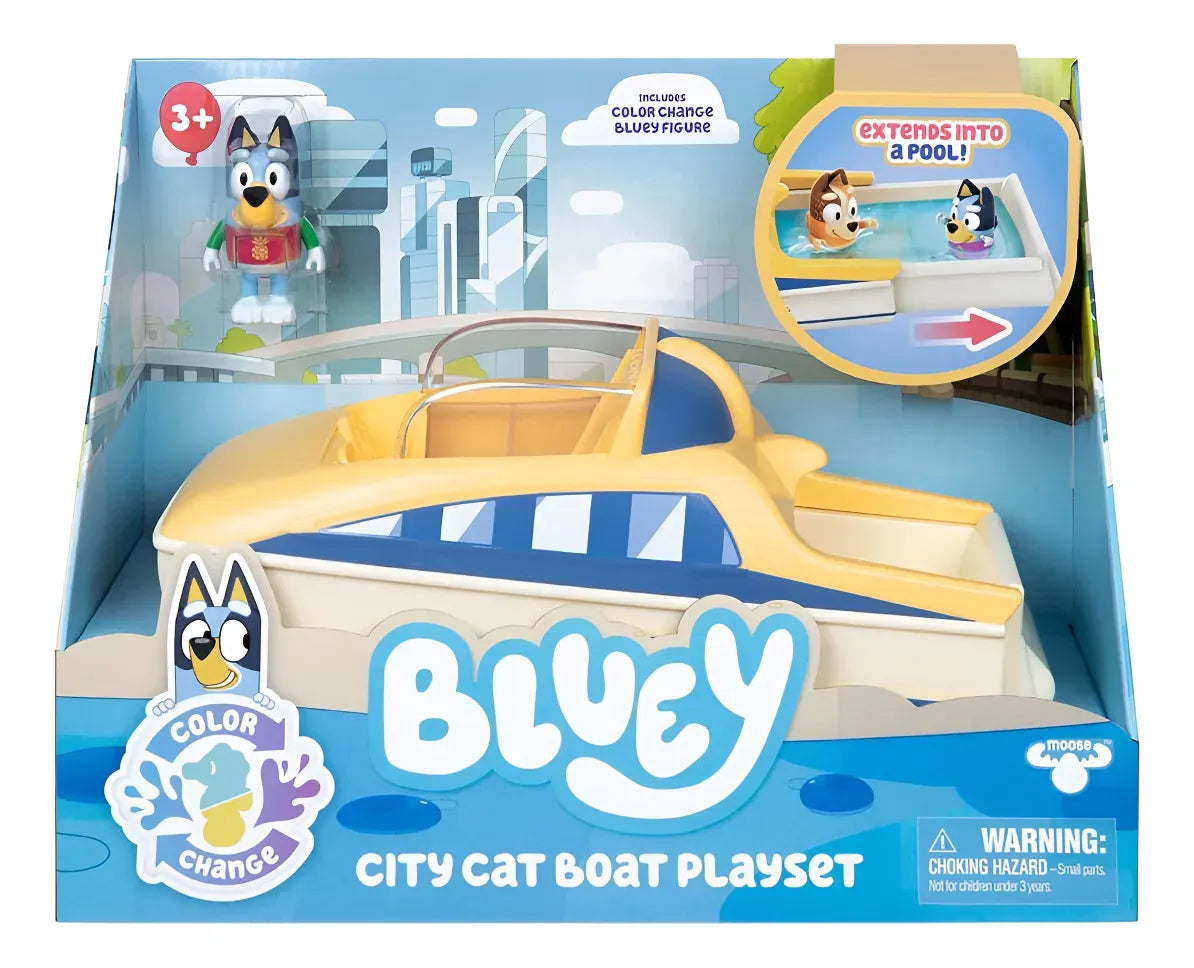 Bluey Playset City Cat Boat 18998