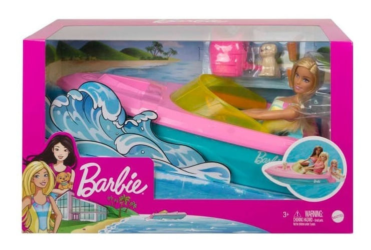 Muñeca Barbie Lancha Con Accesorios Grg30 Mattel