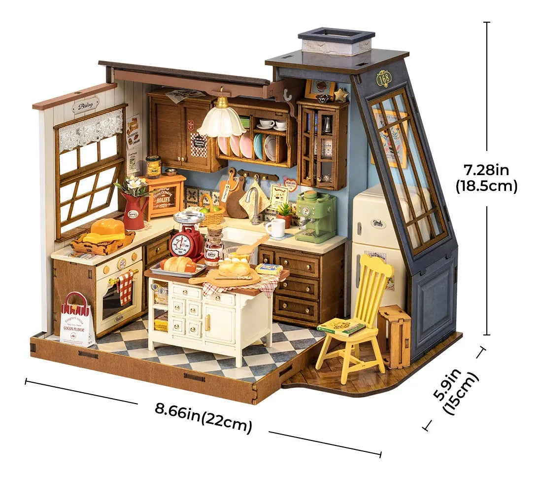Robotime Puzzle 3d Baking Kitchen Rolife Dg172