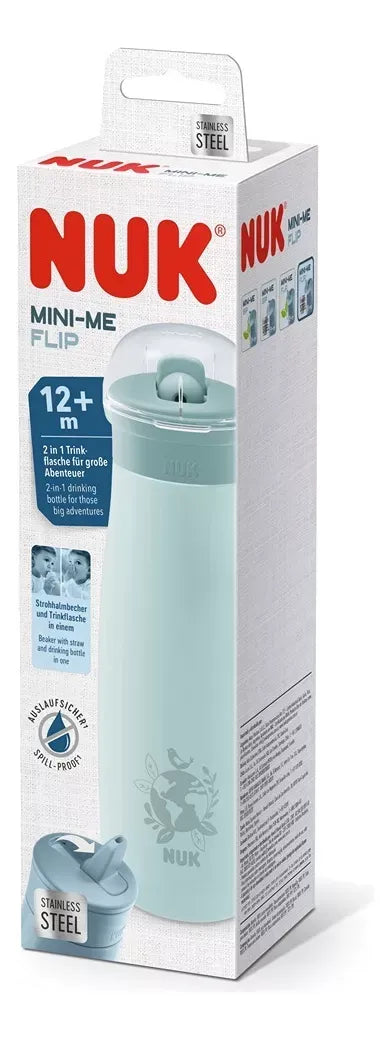 Nuk Vaso Mini-Me Flip Acero 500ml Azul +12m 10225328