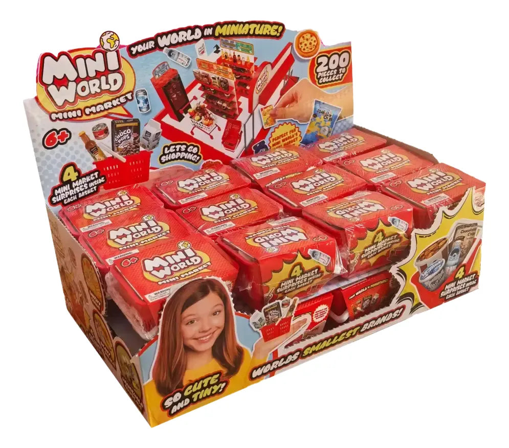 Mini World Canasta De Compras Con Mini Alimentos 2504004