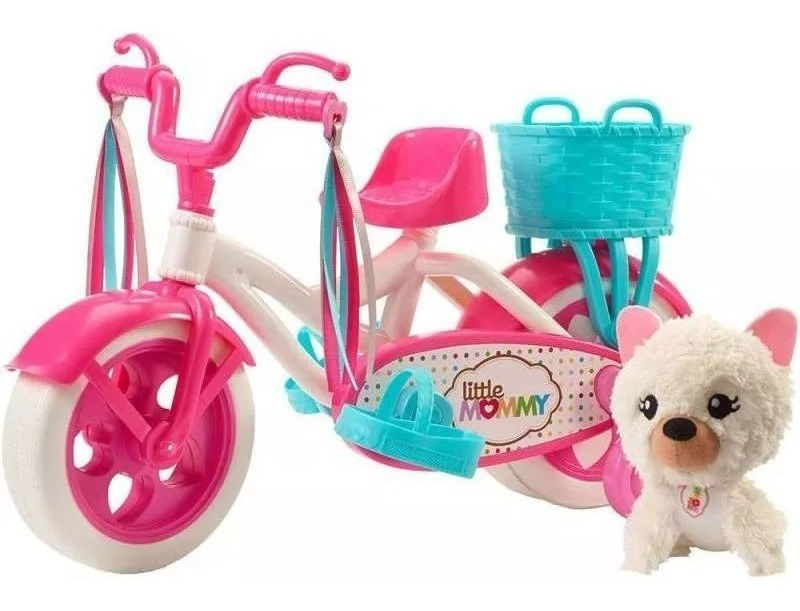 Muñeca Little Mommy Mi Primer Paseo En Bici Mattel Fcn11