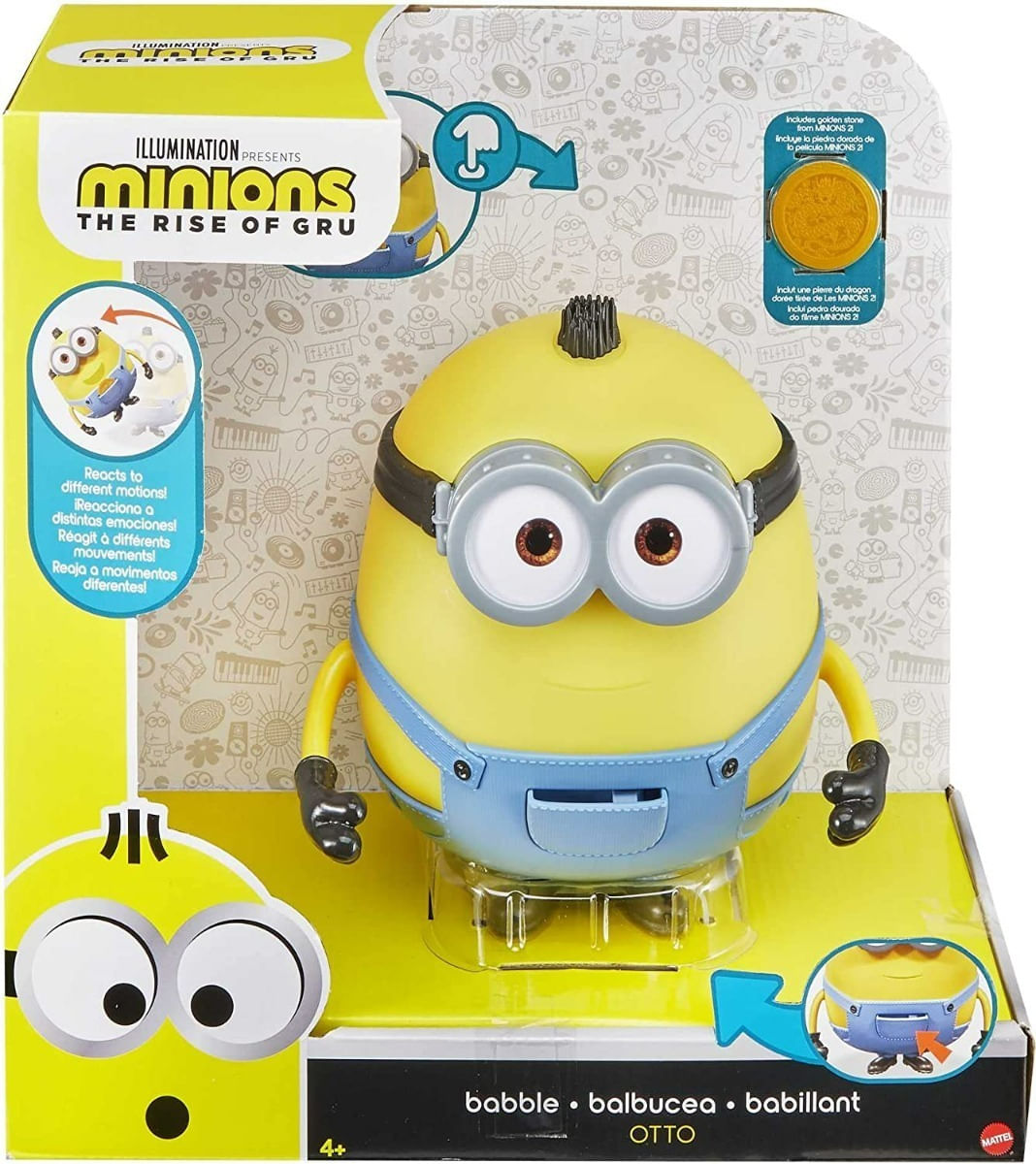 Minions Muñeco Otto Interactivo Balbuceos Gmf27 Mattel