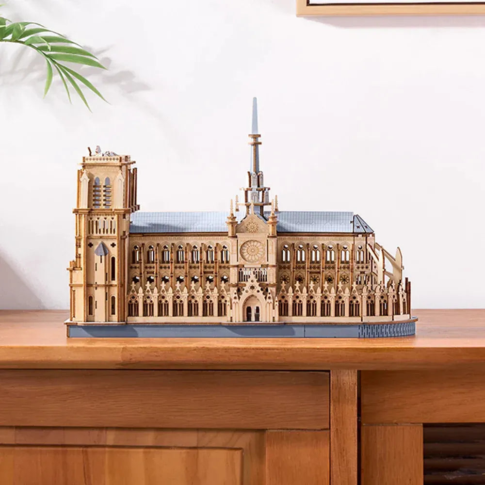 Robotime Rowood Puzzle 3d Catedral De París Tg511