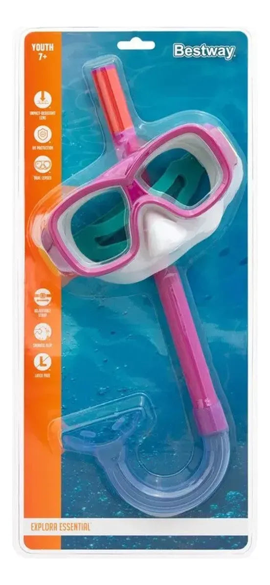 Bestway Set de Snorkel Clásico Youth +7 24035