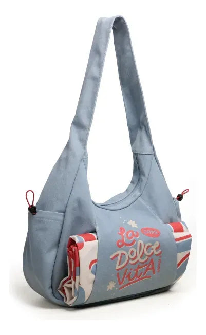 Chimola Bolso De Playa Lola Light Blue BP132