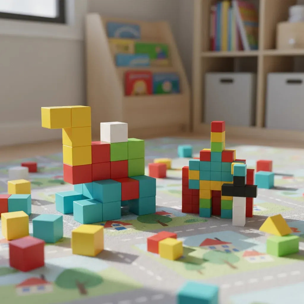 Bloques Cubos Stem Magnéticos Magnetic Blocks Shine 2886643