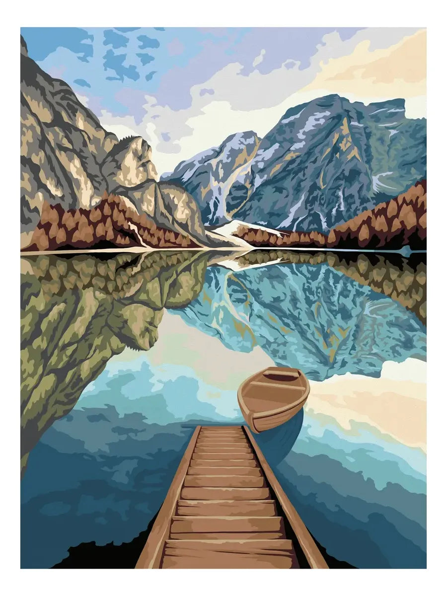Ravensburger CreArt Pinta Por Numeros Canvas Lake Views 23909