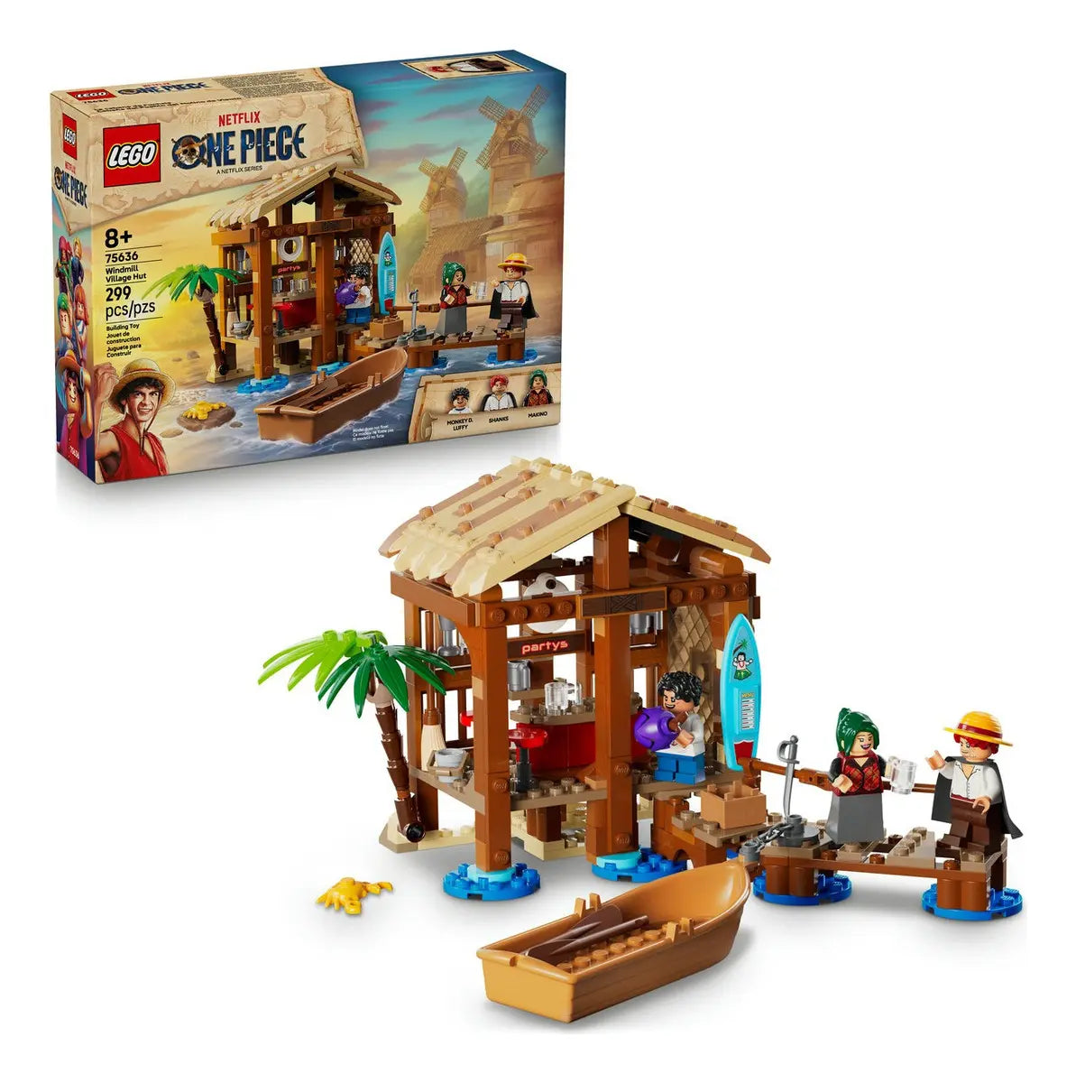 Lego One Piece: Cabaña del Pueblo Molino 75636