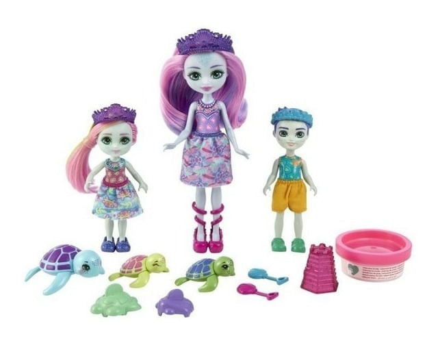 Enchantimals Set Muñeca Familia Y Animalitos Hcf94 Mattel