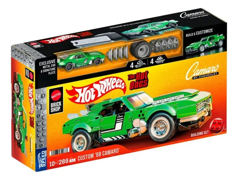 Hot Wheels Bloques de construccion Speed Camaro 289 Pcs JFT16