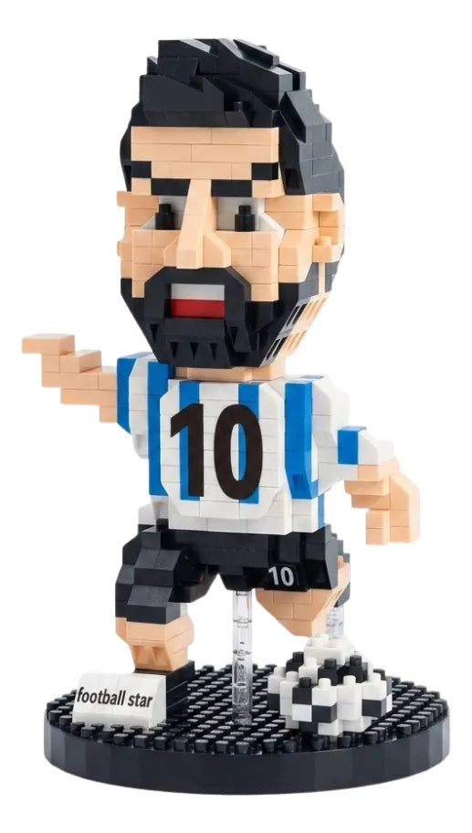 Bloques Construcción Messi 10 Argentina 674 Pcs 3061956