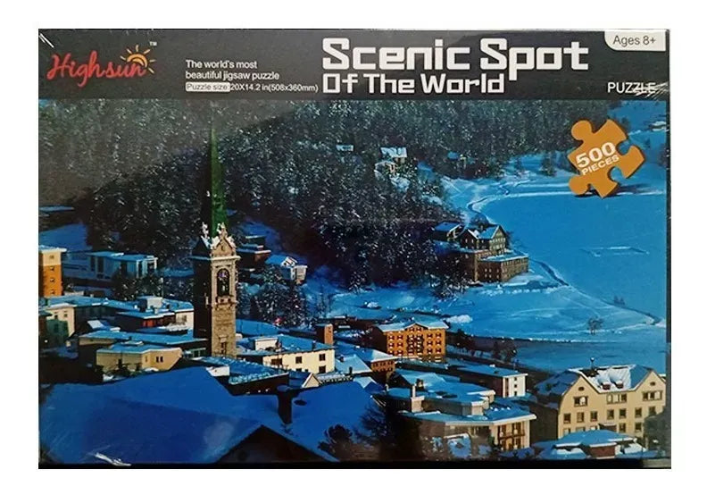 Puzzle 500 Pzs Scenic Spot St Moritz Suiza 88038 1584472