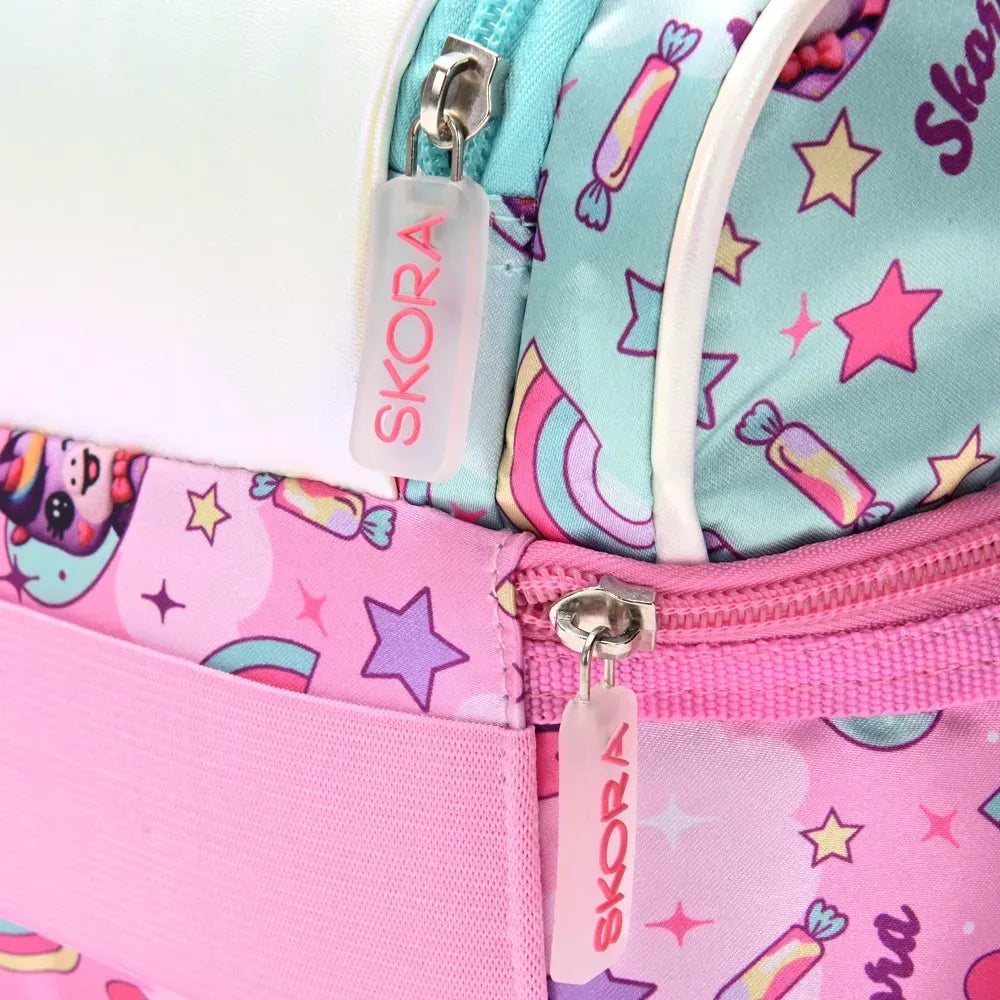 Skora Lunchera Think Happy Teen Kawaii Unicornio 43132 Rosa