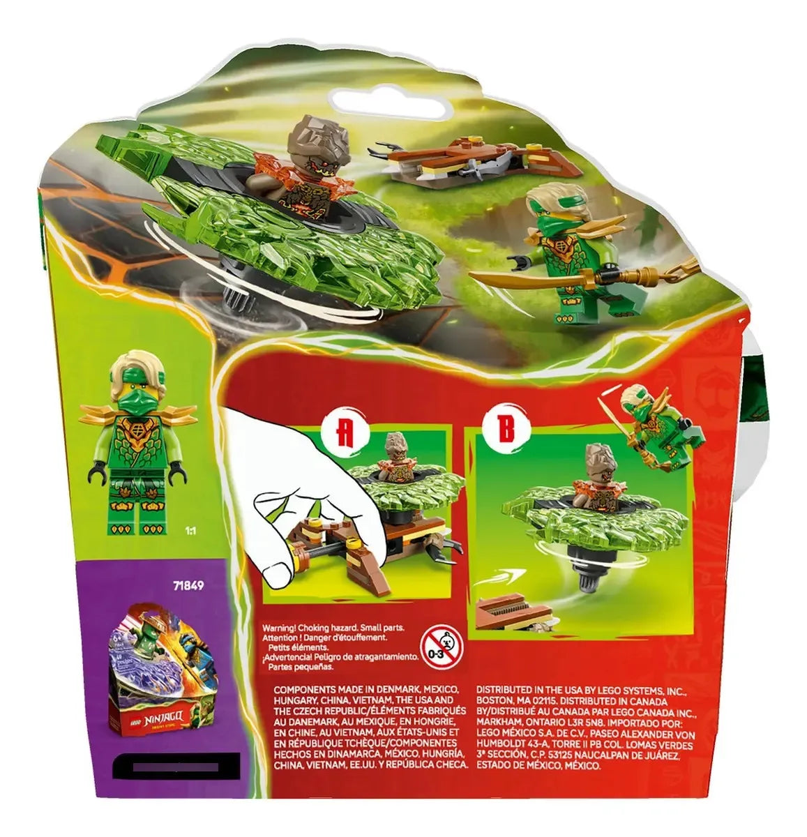 Lego Ninjago: Lloyd vs Spinner del Monstruo de Tierra 71850
