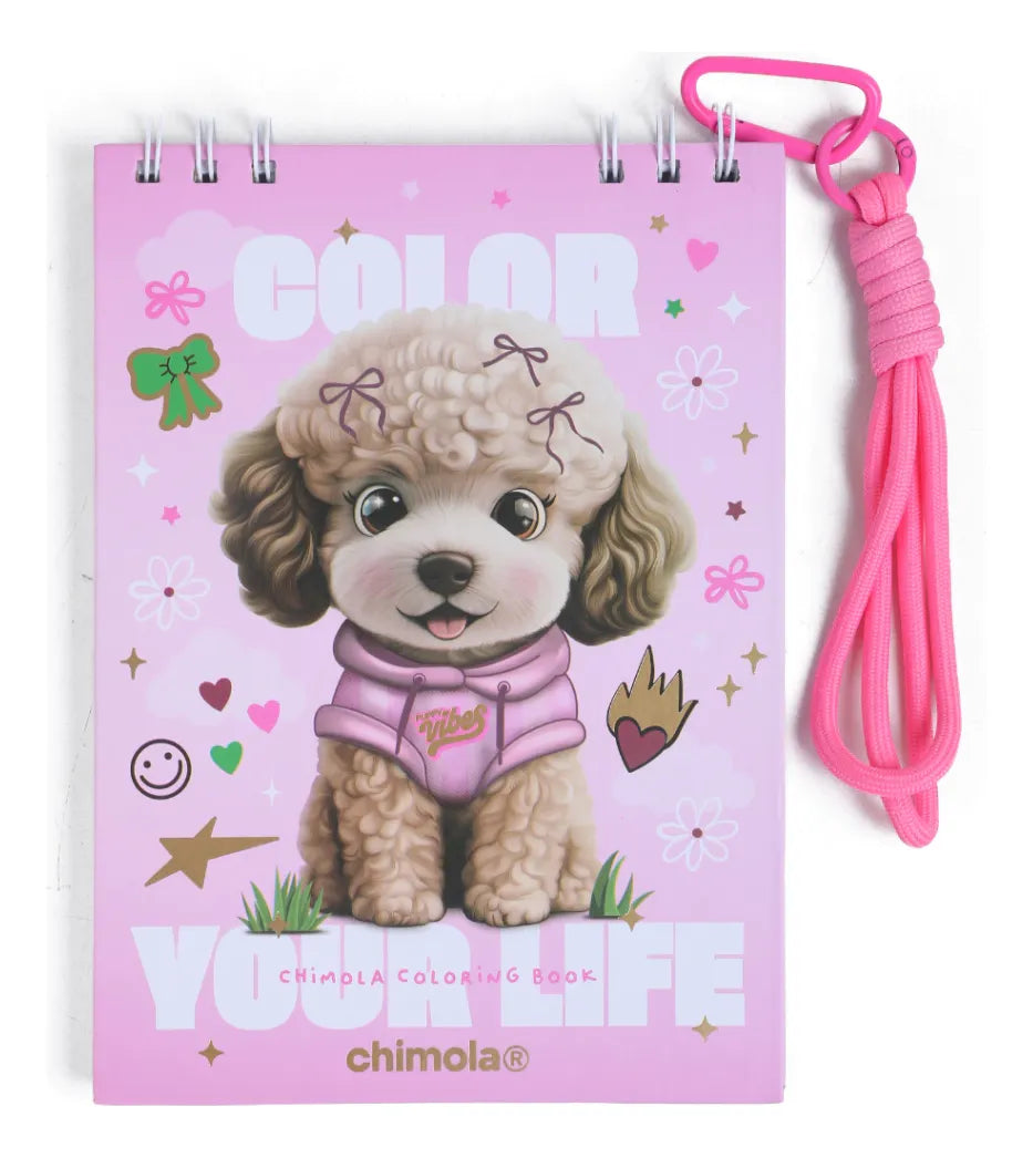 Chimola Cuaderno Coloring Poodle ST110
