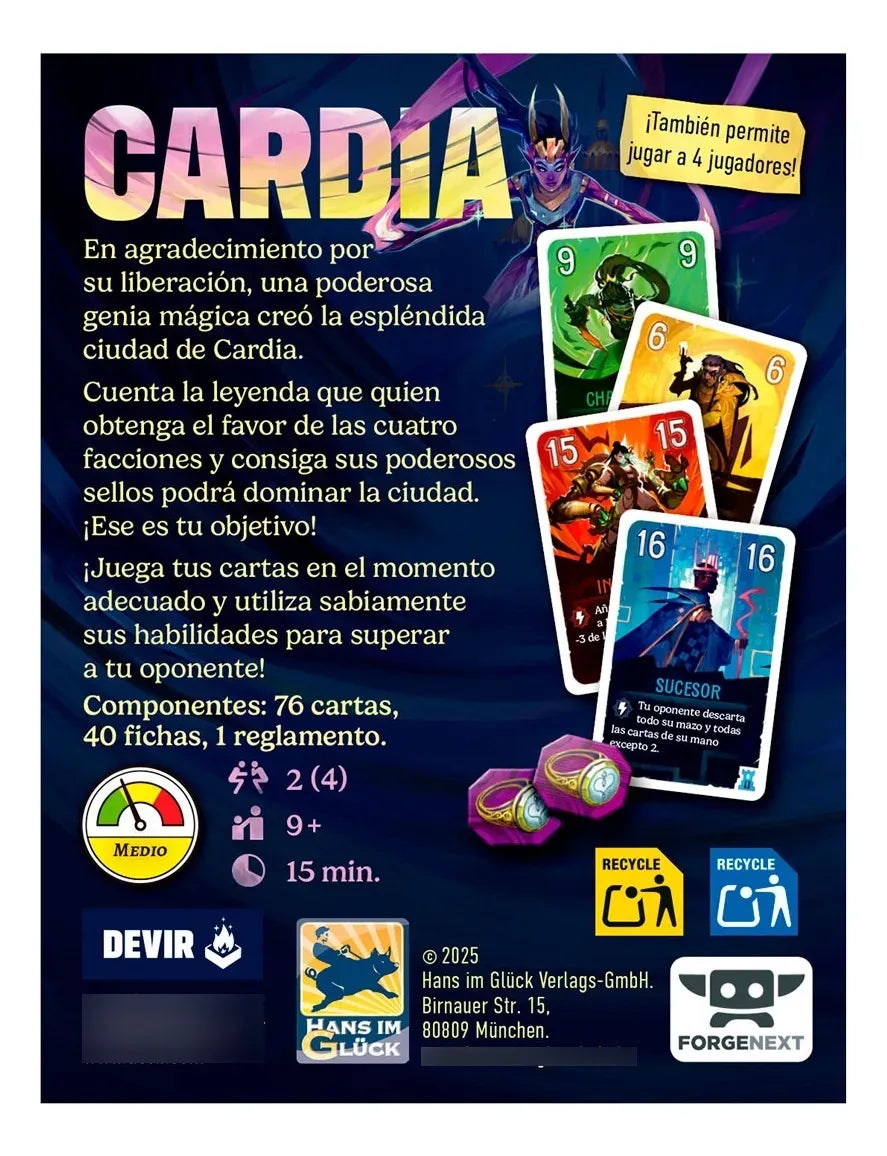 Juego Duel For Cardia Devir 40-4258