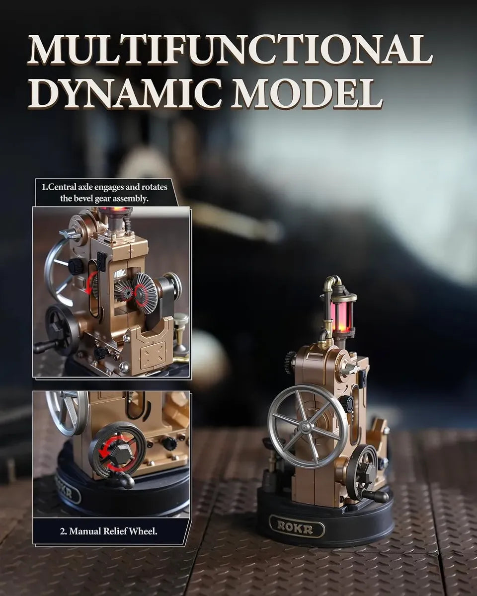 Robotime Puzzle 3d Telégrafo Morse Mecánico 3d Rokr Cgm02