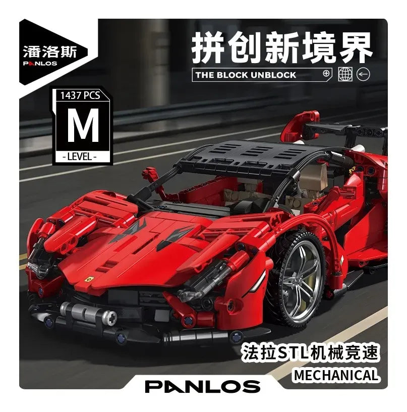 Panlos Brick Super Racing Coche Carrera 1437 Pzs 2790956