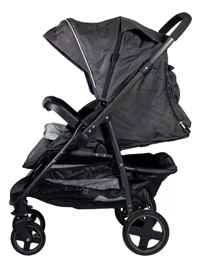 Baby One Roma Cochecito Travel System reversible handle gris BOTS-035