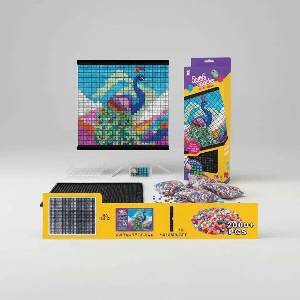 Puzzle Rompecabezas Diamond Pavo Real 2000 Pzs 3104812 Shine