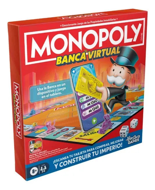Hasbro Family Monopoly Banca Virtual G1424