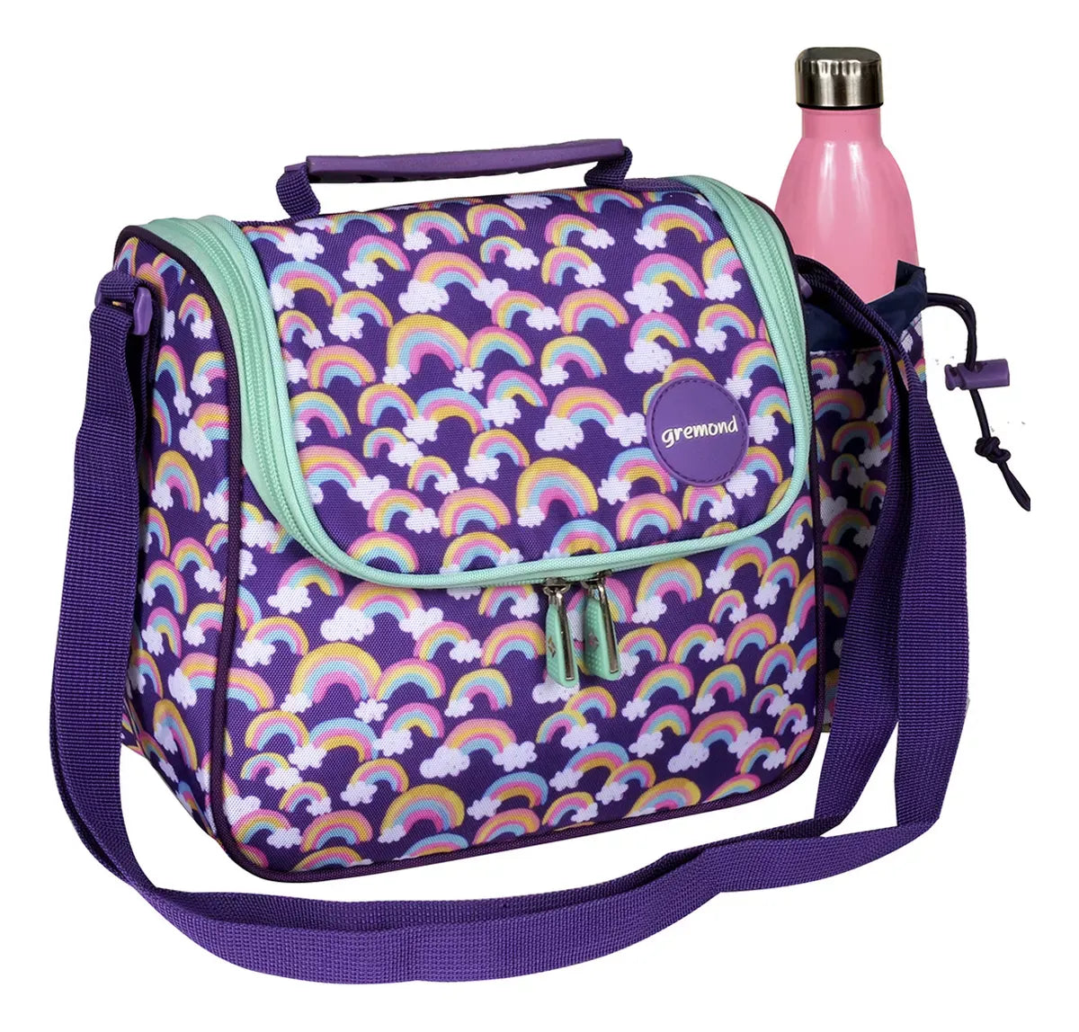 Gremond Bolso termico violeta con arcoiris 52140020048