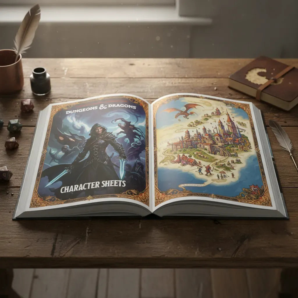 Dungeons & Dragons 5ta Character Sheets 2024 29-3037