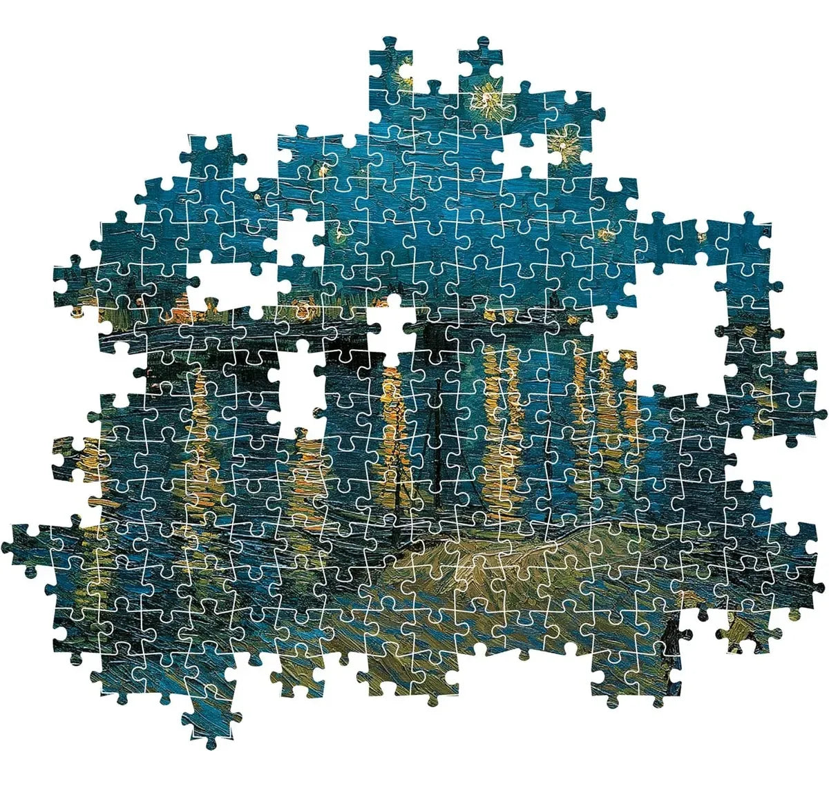 Puzzle Hqc Museum Noche Estrellada Sobre el Rodano 1000 Pzas 37089 Clementoni