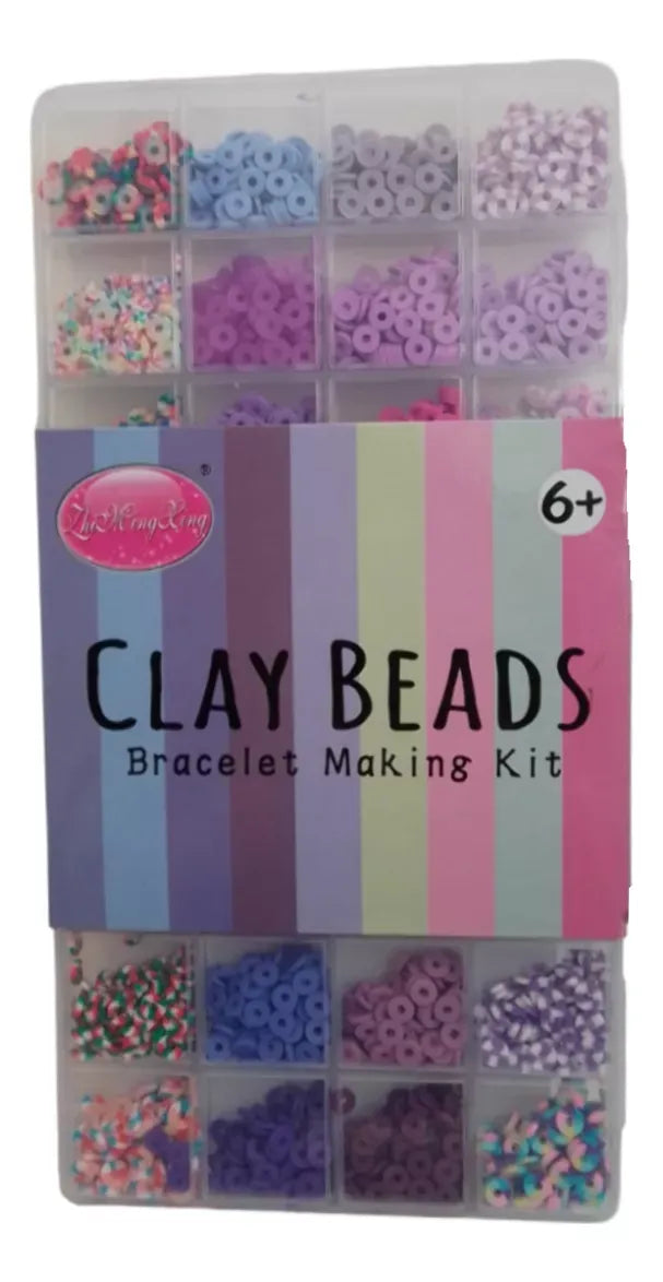 Kit De Bijou Arma Tus Brazaletes Clay Beads Zy1640246