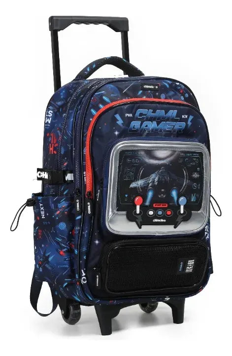 Chimola Mochila Carro 18p Gamer Nave Blue FS127