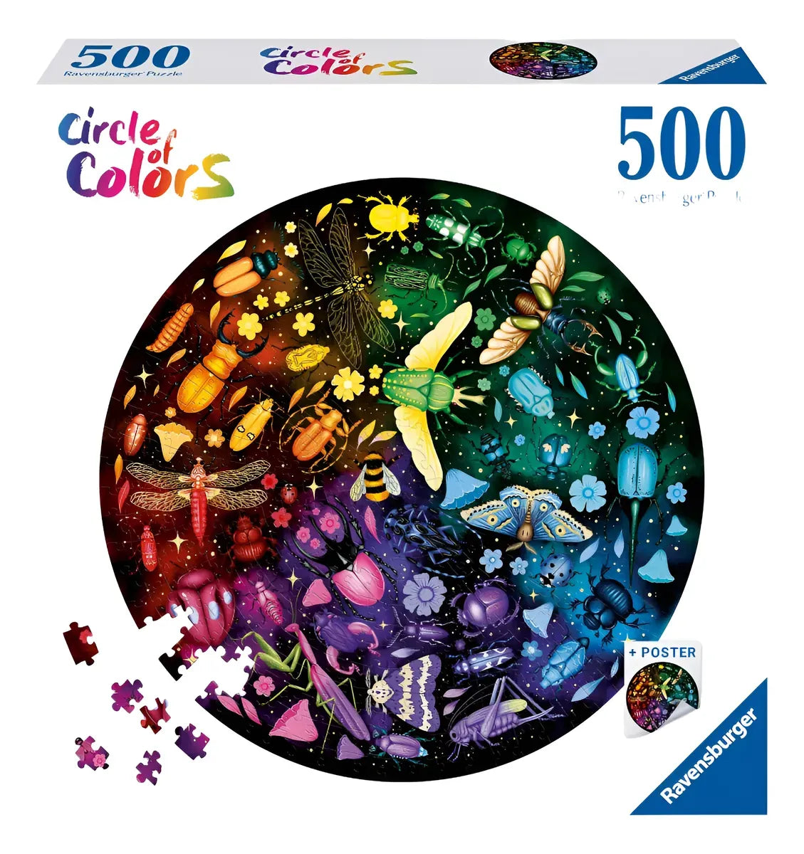 Ravensburger Puzzle Circular 500 Pzs Insectos 12000820