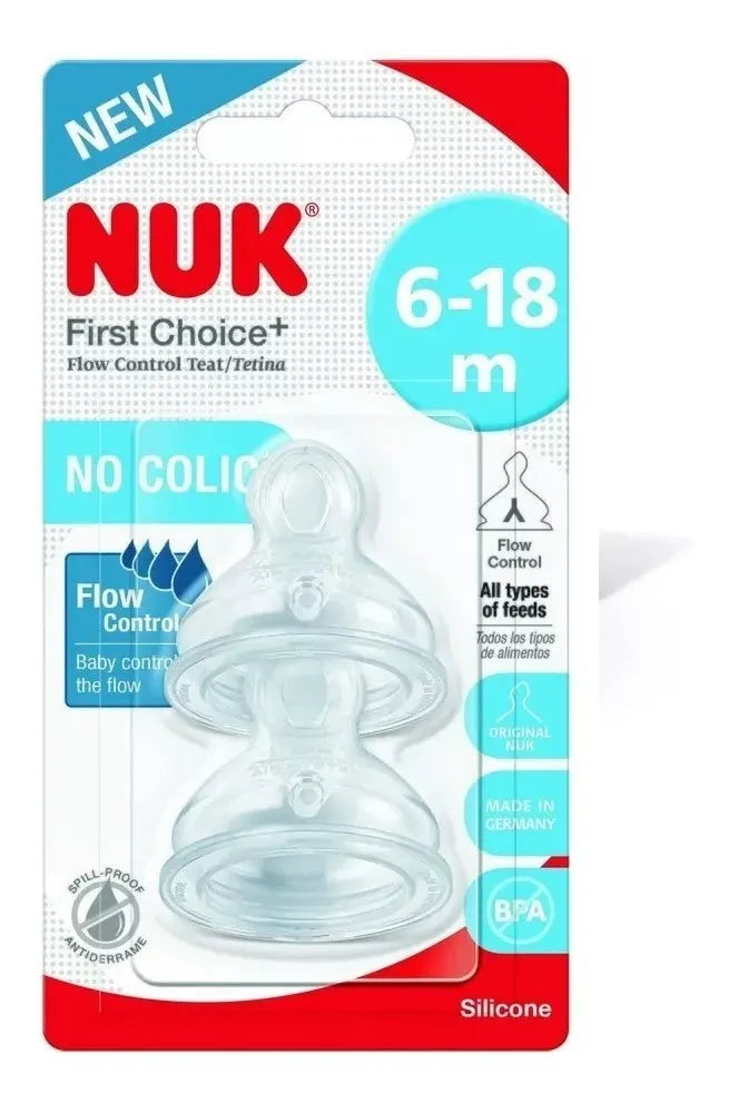 Nuk Tetina FC Plus 6M+ Control de Flujo 10721329