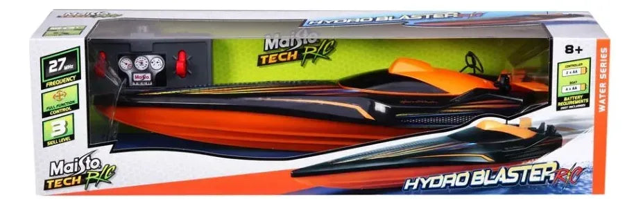 Maisto Hydro Blaster Boat a Radio Control Negro/Naranja 82763