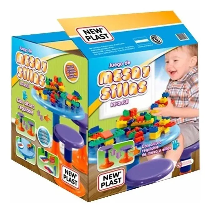 Set de Mesa Y Sillas C/36 bloques 10625-O
