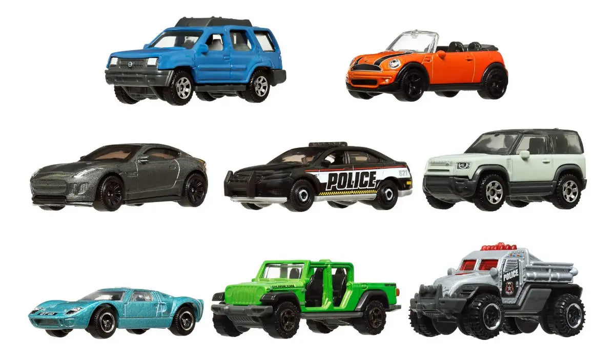Matchbox Pack 8 autos a escala 1:64 HVR81