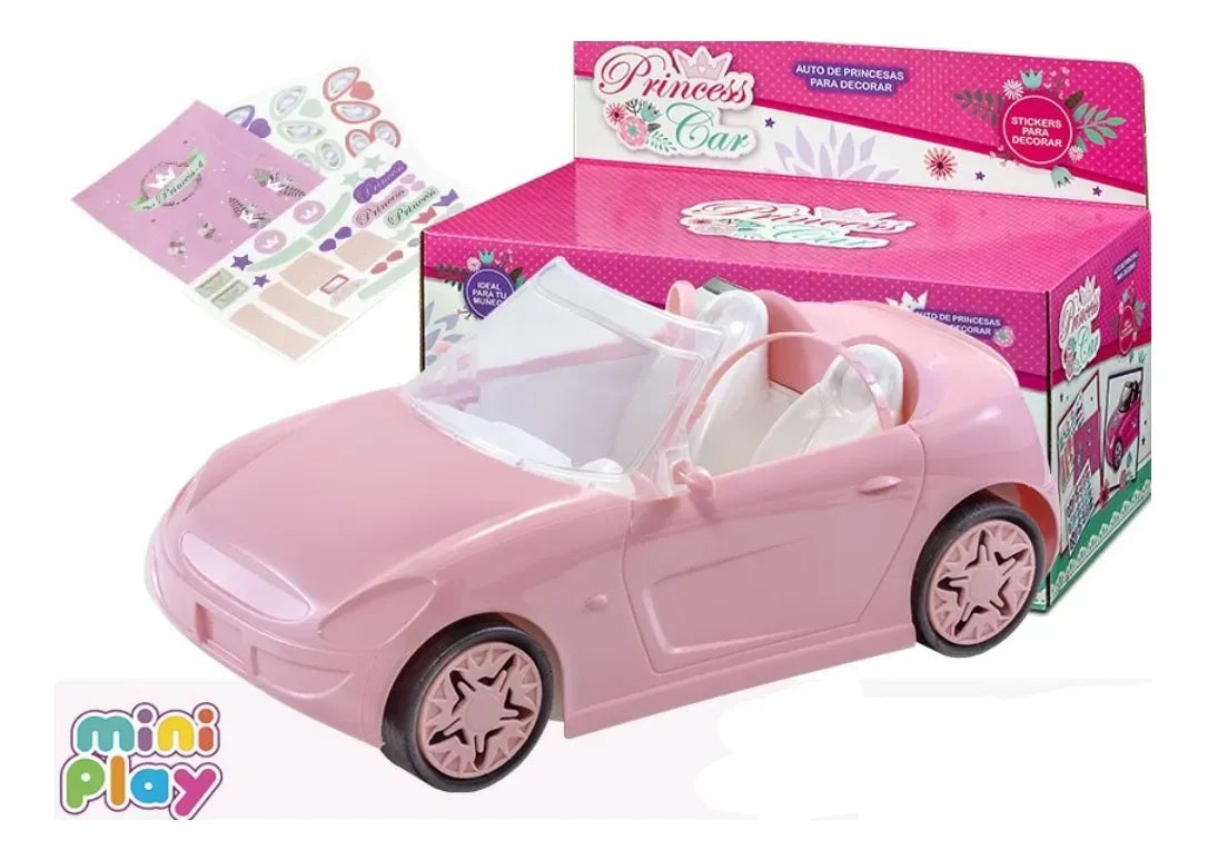 Combo Auto Princess 711b + Muñeca T7439 Original Mattel