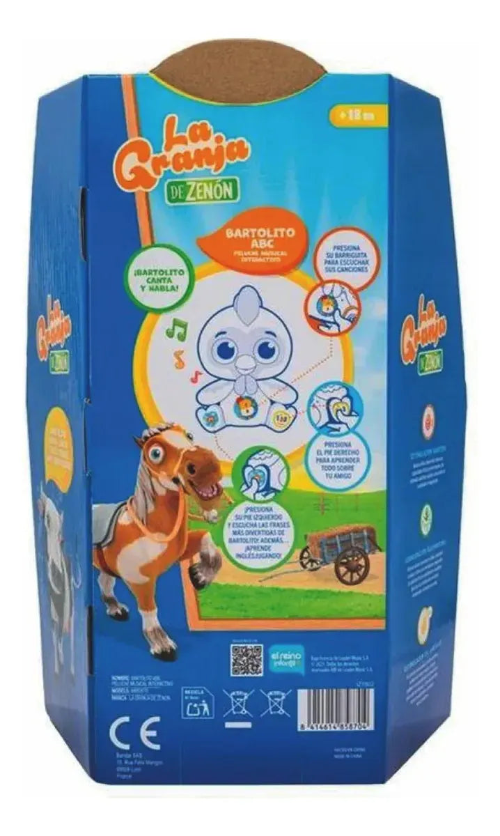 Peluche Musical Bartolito 8030