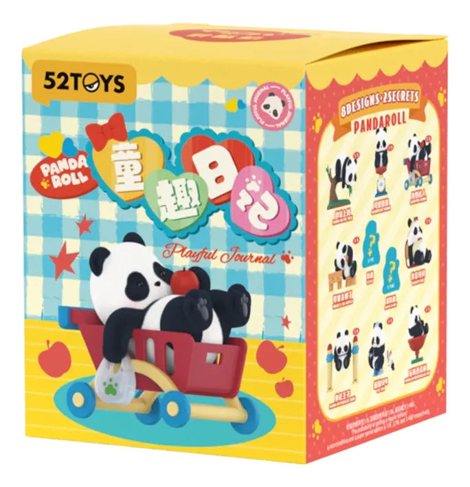 52toys Panda Roll Playful Journal Figura Blind Box S78867