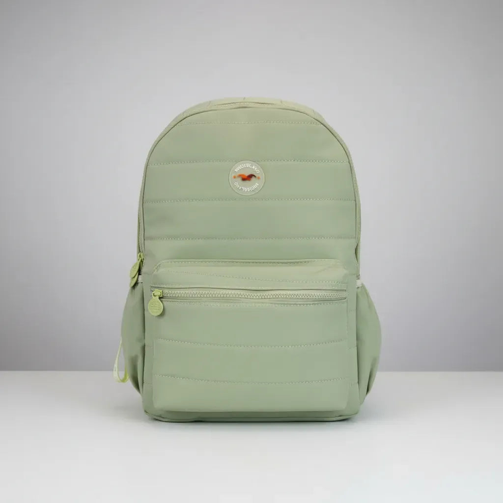Mochila Espalda 18 Pulgadas Escolar Sl2502v Kinderland Verde