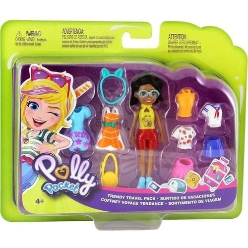 Polly Pocket Set Modas De Vacaciones Gft92 Mattel