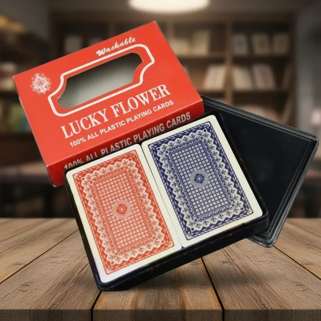 Naipes de Poker Set X2 con Estuche SL6703